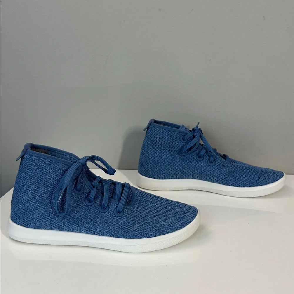 Allbirds Men’s Tree Toppers Nikau Saphire (White‎ Sole) Size 10